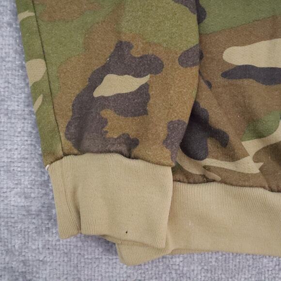 VTG Thrashed Duck Bay Camouflage XL Multicolor Long Sleeve Pullover Sweatshirt - Picture 14 of 16